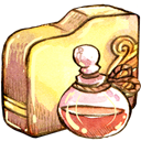Folder, potion Khaki icon