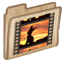 movie, Folder, film, video Sienna icon