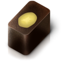 confectionery, youkan Black icon