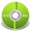 Dvd, Rw, disc YellowGreen icon