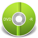 Dvd, disc YellowGreen icon