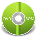 disc, rom, Dvd YellowGreen icon