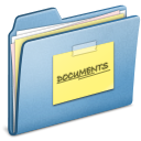 document, paper, Blue, File Khaki icon