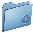 Blue, drop SkyBlue icon