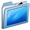 Blue, Desktop Black icon