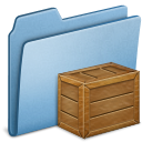 Blue, Box, Folder Sienna icon