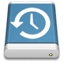 Blue, External, backup, drive SteelBlue icon