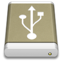lightbrown, External, Usb, drive RosyBrown icon
