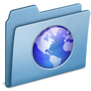 web, Blue SkyBlue icon