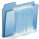 waterfall, Blue SkyBlue icon