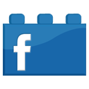 Social, social network, Facebook, Sn, Lego DarkCyan icon