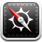 Browser, safari Black icon