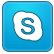 Skype, Alt DarkTurquoise icon