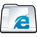 Folder, internet, Explorer, bookmark WhiteSmoke icon