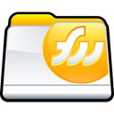 firework, macromedia, Folder Black icon