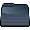 Black, generic, Folder DarkSlateGray icon