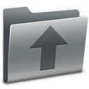 Folder, uploads Gray icon