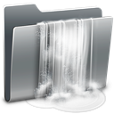 Folder, torrent Gray icon