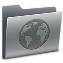 site, Folder Gray icon