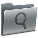 search, seek, Folder, Find Gray icon