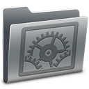 Folder, preference, config, configuration, Setting, Configure, system, option Gray icon