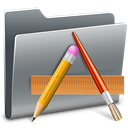 Application, Folder Gray icon