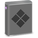 Folder, drive, Camp, Boot DimGray icon