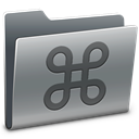 Folder, Command Gray icon