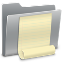 Folder, Note DarkGray icon