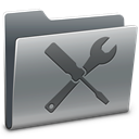 utility, Folder Gray icon