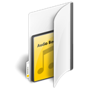 audiobooks, Folder Black icon