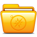 Folder, site Orange icon
