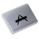 Application, Folder Black icon