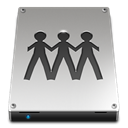 drive, fileserver DarkGray icon