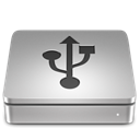 Usb, Aluport DarkGray icon