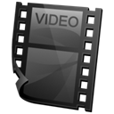 video, Clip DarkSlateGray icon
