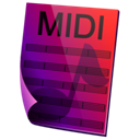 midi Black icon