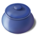 Closed, sugar, Bowl DarkSlateBlue icon