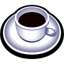 food, Coffee, cup Black icon
