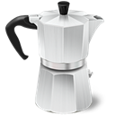 Coffee, food, teapot, express, moka, expresso Black icon