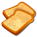 food, toast SandyBrown icon