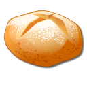 Bread, food Black icon