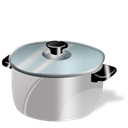 boiler, Cook, Pan Black icon