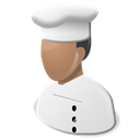 cheff, Cook, person Black icon