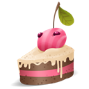 food, cake Black icon