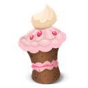 food, cake Black icon