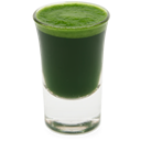 wheatgrass, juiceshot Black icon