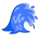 wave RoyalBlue icon