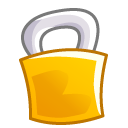 Lock, security, locked Black icon