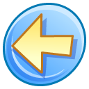 prev, Back, Backward, Arrow, previous, Left LightSkyBlue icon